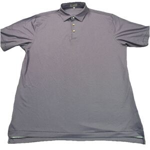 Peter Millar Summer Comfort Polo Shirt Mens XL All Over Geo Print Golf Stretch